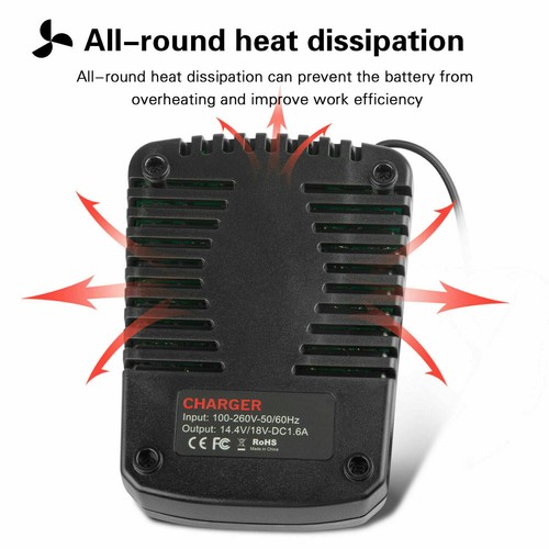 Battery Charger FOR BOSCH BC660 18 Volt Li-Ion 1 Hour 14.4-18V BAT612 BAT620 New - Picture 5 of 8