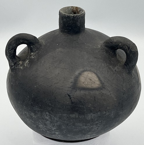 Vintage mexikanische schwarze Ton Mezcalero Keramik von Oaxaca 1950’s wunderschön - Bild 1 von 16