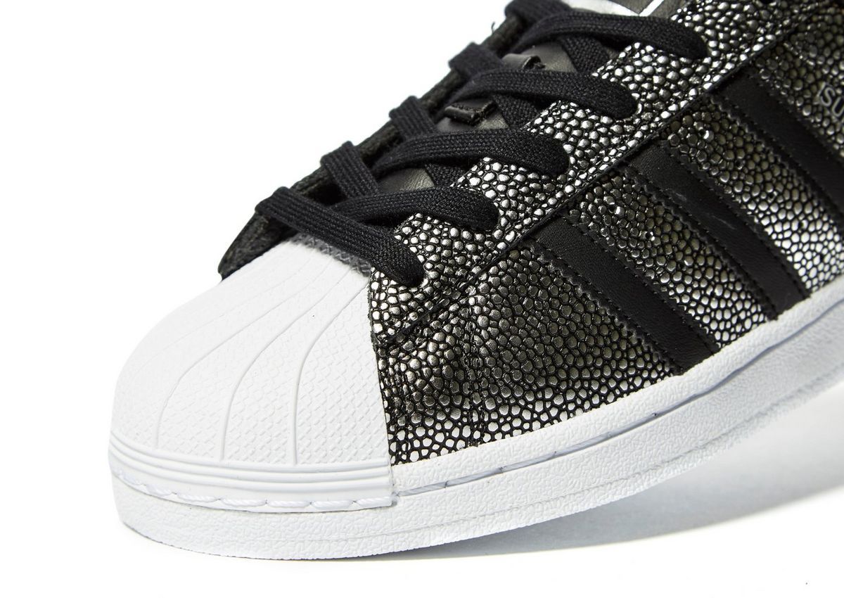 Adidas Originales Superstar Mujer UK ® (tamaños UK Mujer 4 4.5 8) Negro Plata Metálico 3e8edb Adidas Originales Superstar Mujer UK ® (tamaños UK Mujer 4 4.5 8) Negro Plata Metálico 3e8edb