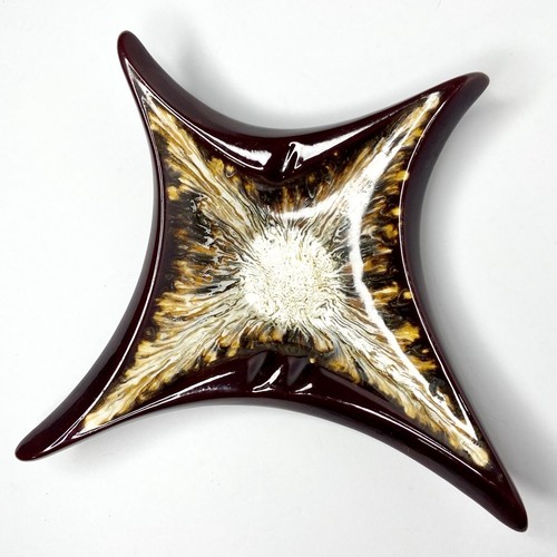 60er Jahre Keramik Atomic Starburst Aschenbecher - Bild 1 von 10