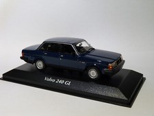1986 Volvo 240 GL Sedan Blue 1/43 Minichamps / Maxichamps 940171405
