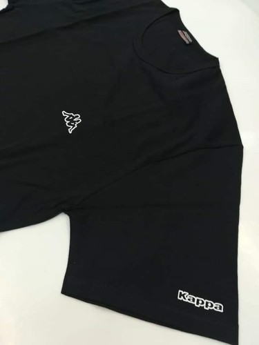 3 T-Shirt Rundhalsausschnitt Herren Kappa (Box Schwarz) - Picture 2 of 10