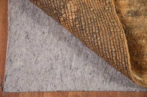 Transitional Nature Print Moroccan Area Rug 6'x8' Jute Hand-knotted Carpet - Picture 10 of 12