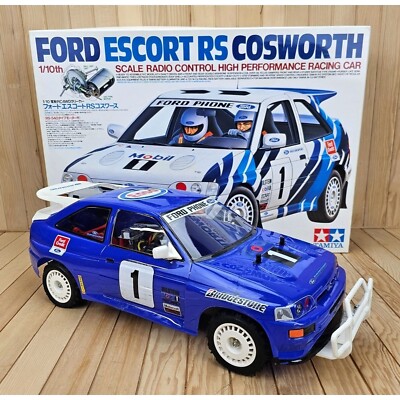 【TAMIYA】 タミヤ FORD ESCORT Mk II  完成品　ラジコン Vintage Tamiya 58112 Ford Escort RS Cosworth W/Upgrades & Extras