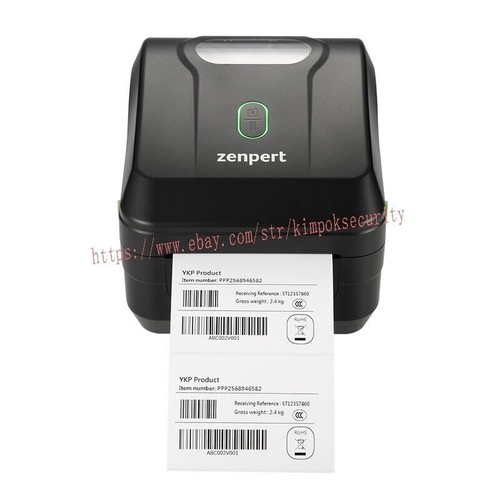 Zenpert 4D520/4D520P USB 203DPI Desktop Direct Thermal Barcode Printer with PSU - Picture 3 of 7