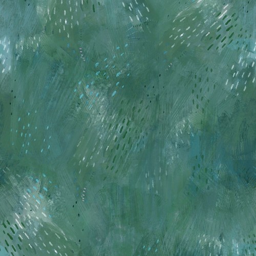 Green Serenity Digital Wildflowers Serenity by Kendra Binney BTY 44" Wide - Picture 5 of 5