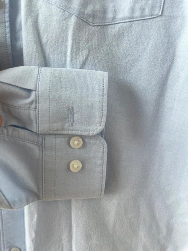Powder Blue M&S Buttondown Shirt - Picture 8 of 11