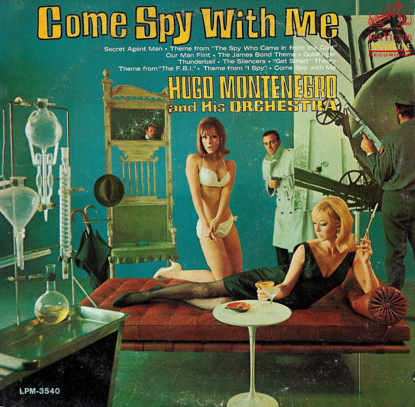 HUGO MONTENEGRO | Come Spy With Me | 1966 VINYL LP