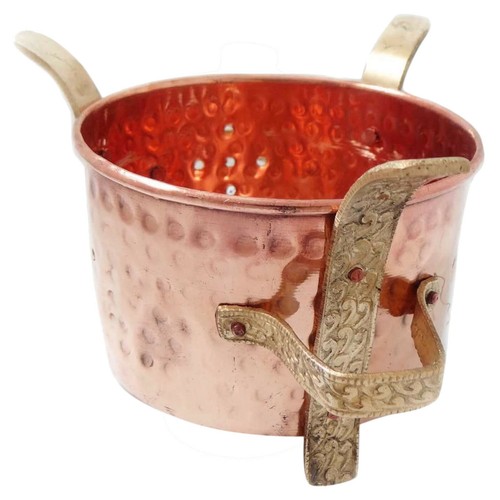 Scaldavivande Angeethi Sigdi in ottone rame casa ristorante merce hotel per feste - Foto 1 di 2