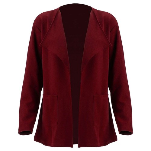 Womens Plain Long Sleeve Business Blazer Suit Office OL Work Formal Jacket Coat - Picture 10 of 16