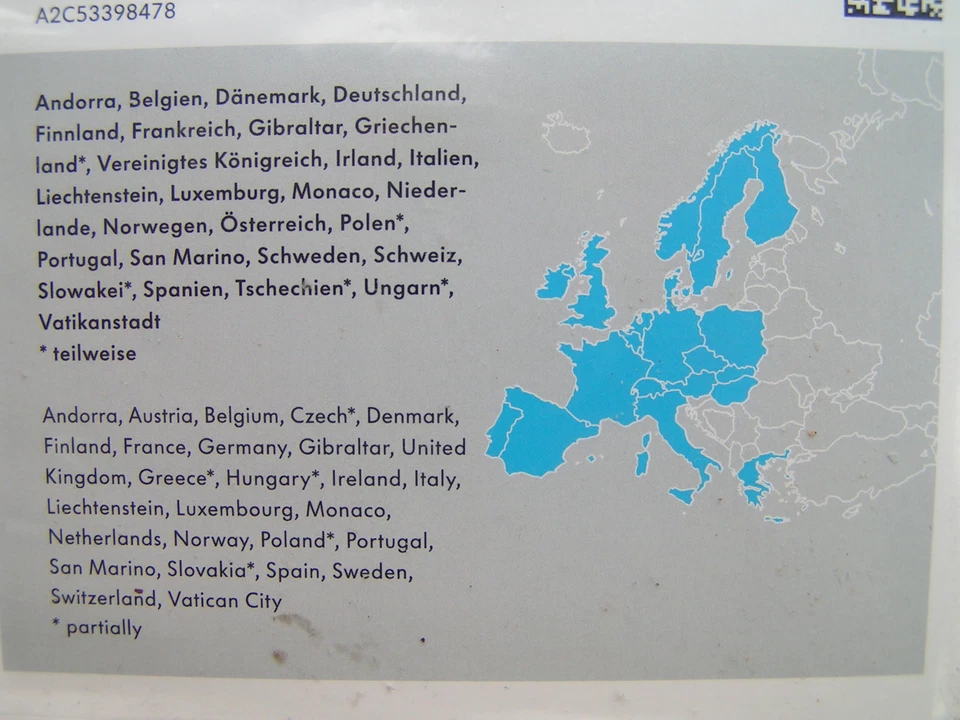 DVD NAVIGATION CY WEST EUROPA 2009 V6.1 VW RNS 510 810 GOLF 5 CADDY TOURAN SKODA - Bild 3 von 4