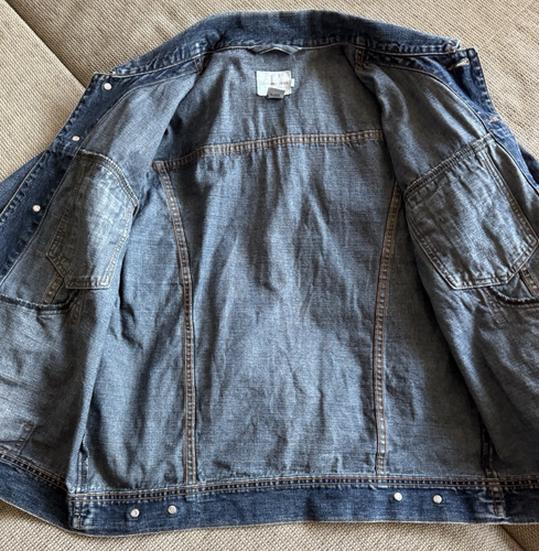 Calvin Klein Jeans Jacke Vintage Gr M sehr gut Herren / Damen blau washed used - Bild 14 von 22