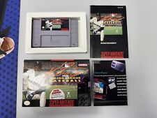 SNES Ken Griffey Jr. Presents Major League Baseball CIB W/ Protector
