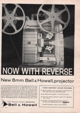 Bell  Howell - Projector - Original Magazine Ad - 1957