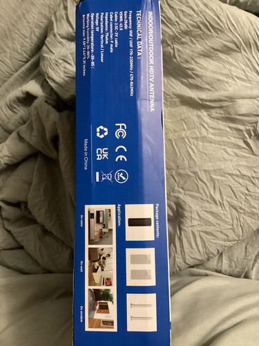 Antena Digital HDTV Modelo An-5004 4k Full HD Antena Interior/Exterior - Imagen 2 de 6