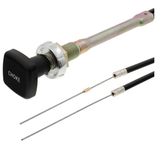 TOP QUALITY DUAL CHOKE CABLE 68-76 TRIUMPH TR6 & TR250 W SOLID WIRES UKC2121 - Picture 4 of 5