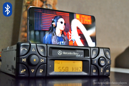 Mercedes Audio 10 Bluetooth Becker BE3100 Radio/CC player w210 w202 w140 CLK SLK - Picture 8 of 11