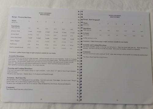 Freezer Cooking Manual from 30 Day Gourmet : A Month of Meals Made Easy - Imagen 3 de 4