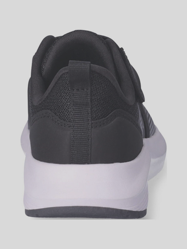 Sneakers sportive Athletic Works Little Boys in rete a due cinturini nere, taglia 1 - Foto 3 di 5
