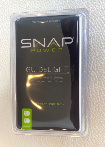 SnapPower GuideLight weiße Steckdose Wandplatte LED Nachtlicht - Bild 1 von 2