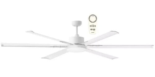 MARTEC Albatross 84" DC Ceiling Fan With Remote 2100mm - White - Black - Nickel - Picture 2 of 9