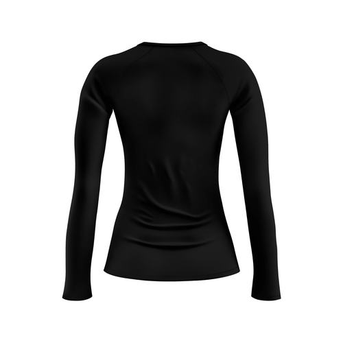 Damen Kompression Basisschicht Top von Stellman Langarm Fitnessstudio Sport Haut Passform - Bild 2 von 6