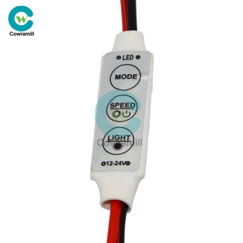 12V Mini 3 Keys RF Wireless Remote Switch Controller Dimmer fit LED Strip Light - Picture 6 of 13