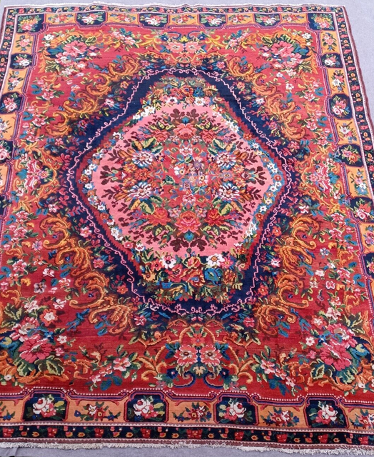 Antiker Perserteppich Bachtiari Ca.: 355 x 450 cm Rarität Antiker Perserteppich Bachtiari Ca.: 355 x 450 cm Rarität
