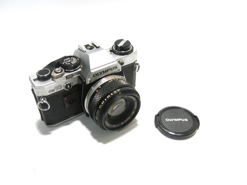 Excellent Condition Olympus OM-10 35mm Film SLR Camera w/Zuiko 50mm 1:1.8 Lens - Picture 2 of 9