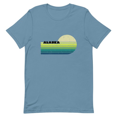 ALASKA Green/Blue Unisex t-shirt - Picture 33 of 43