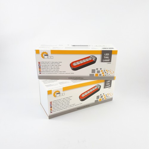 Rückleuchte LED TL klein oval 1224V - Bild 3 von 3