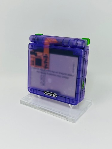 Game Boy Advance SP IPS V2 w/ RGB & Enhanced Audio Signature Edition - Aurora - Picture 4 of 12
