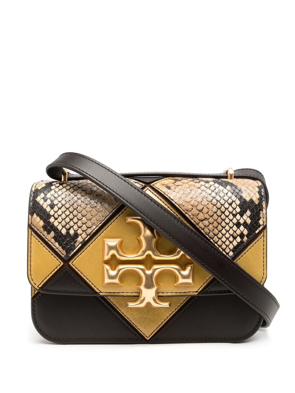 Tory Burch Eleanor Exotic Diamond Quilted Leather Shoulder Bag | eBay
