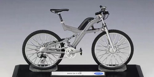 WELLY 1:10 Mountain Bike Road Bike Simulation Alloy Bicycle Model Toys Ornament - Picture 12 of 20