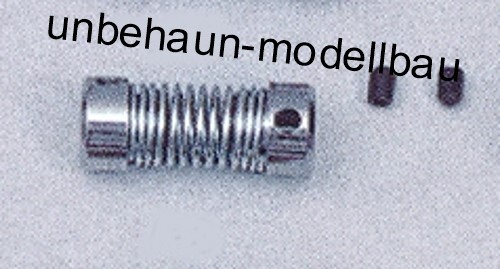 2 Stück Federkupplung 4,0mm zu 4,0mm Wellenkupplung aeor-naut 703422 - Picture 1 of 1