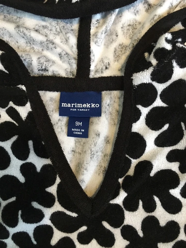 Marimekko for Target Sudadera con Capucha de Tela de Terry para Niñas Pequeñas 9 Mo Pimentón NUEVO Foto 2 de 3