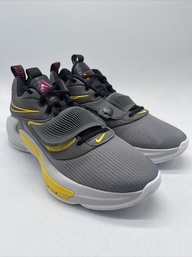 Nike Zoom Freak 3 Iron Gray Vivid Sulfur 2022 DA0694-006 Men’s Size 10.5 - Picture 1 of 5