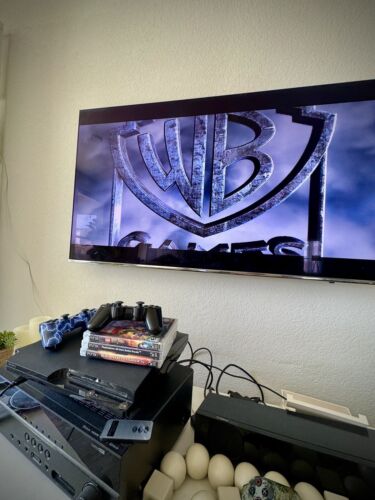 Sony PlayStation 3 PS3 Console Nero Antracite CECH-2100B 250GB Testata 3 Giochi US - Foto 6 di 8