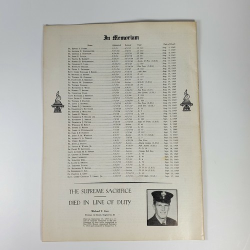 1969  WNYF Magazine Santa Clause Christmas cover - FDNY - New York  - Imagen 3 de 3