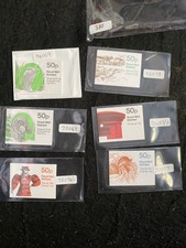 GB 1981-1989 12x Various 50p Booklets MNH (380)