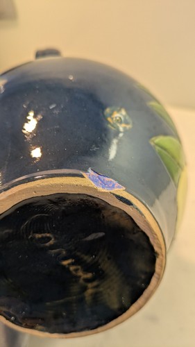 Chevrette Terre Cuite Vernissée Style R. NICOLE FAUQUET Poterie Savoyarde Pichet - Picture 20 of 23