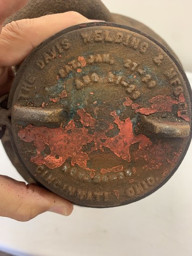 Antique 1923 5 Gallon Steel Oil Can -The Davis Welding & MFG. CO. Cincinnati, OH - Picture 5 of 12