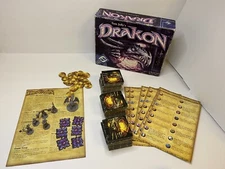 Drakon 3rd Edition Tom Jolly Fantasy Flight Games 2006 MISSING ONE HERO AS IS