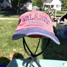 Orlando Florida Baseball Cap Hat Pink Blue Embroidered Distribute Headwear H218