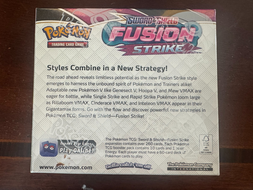 Pokemon - Schwert & Schild Fusion Strike Booster Box - Factory Sealed - Bild 2 von 4