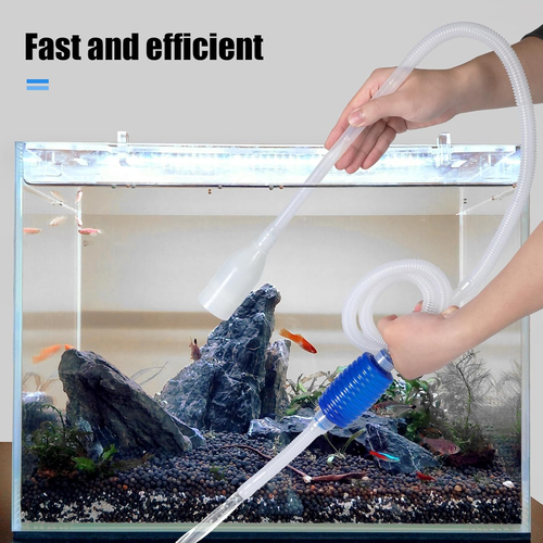 Fish Tank Cleaning Tools, Fish Tank Cleaner,Fish Tank Siphon, Aquarium Water Cha - Picture 4 of 12
