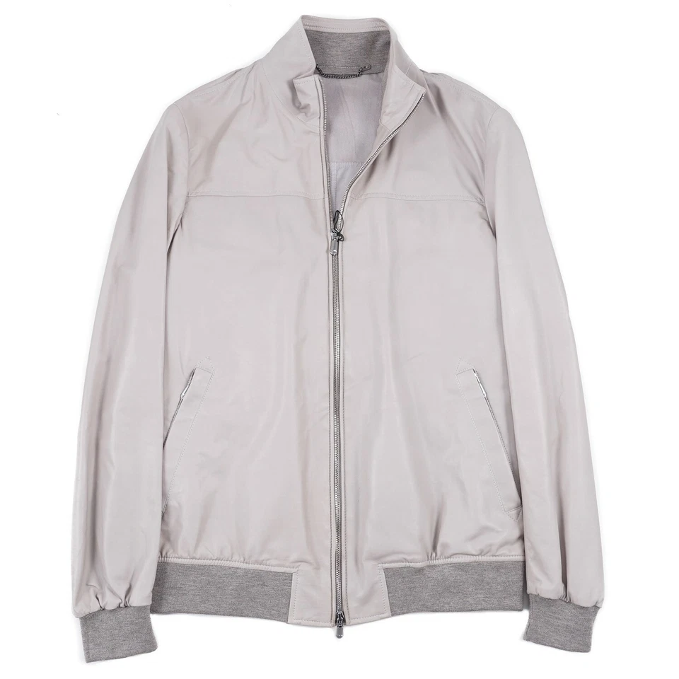 Несовершенный Cesare Attolini мягкий наппа из овчины кожаная куртка M (Eu 50) новый с Ярлыками $5500 - Изображение 2 из 4