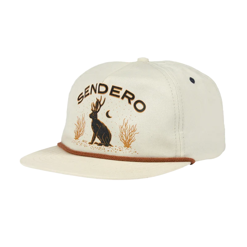 Sendero Provisions Co. Jackalope Graphic White Baseball Cap SPCH120P5