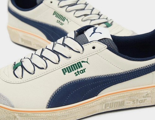 Puma Men's Puma Star Skateserve Shoes in Off White and Blue - Picture 6 of 6