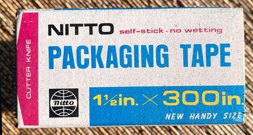 Vintage 1970's Nitto Packing Sexy Lady Picture Tape Free Shipping - Picture 2 of 3